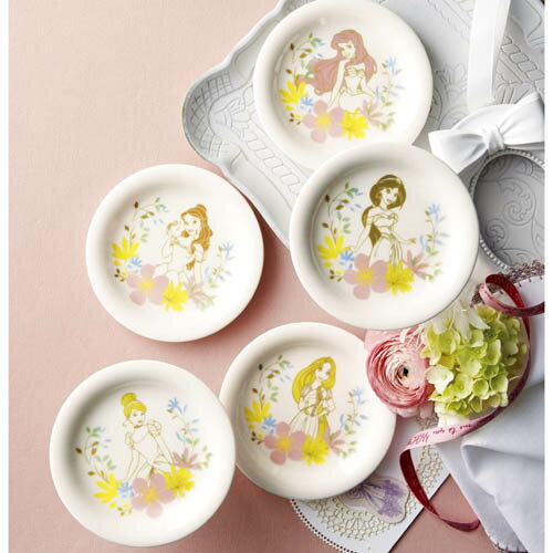 ディズニー プリンセス小皿5枚セット Giftaid ギフトエイド