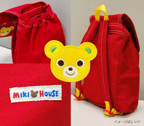 ミキハウス　一升餅用リュック【レッド】