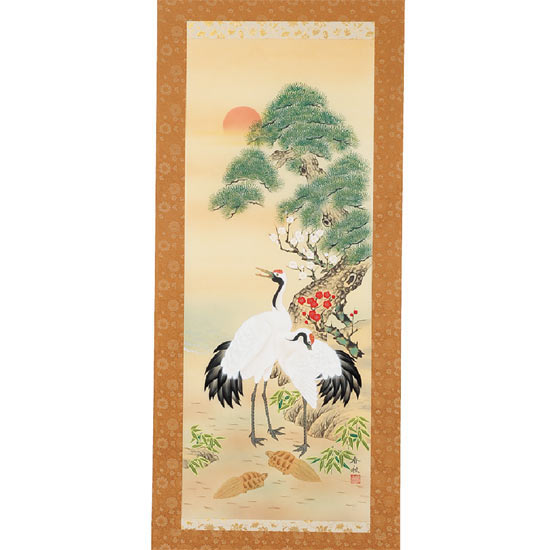 掛軸 松竹梅鶴亀 Giftaid ギフトエイド 掛軸 松竹梅鶴亀 Giftaid ギフトエイド