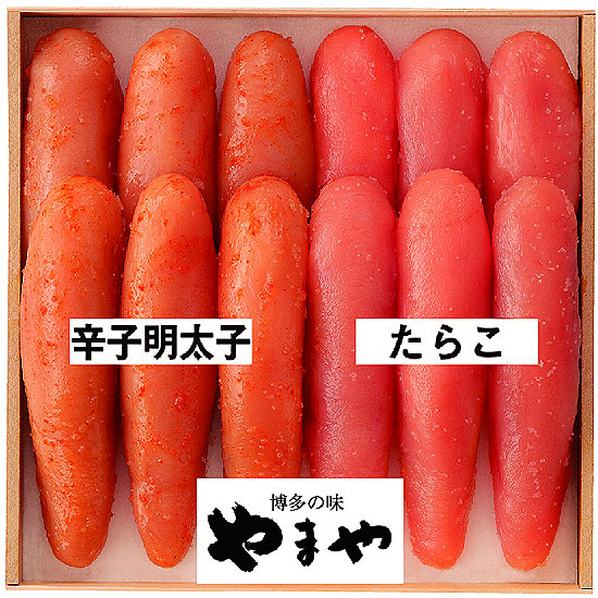 やまや無着色明太子・ 調味たらこセット