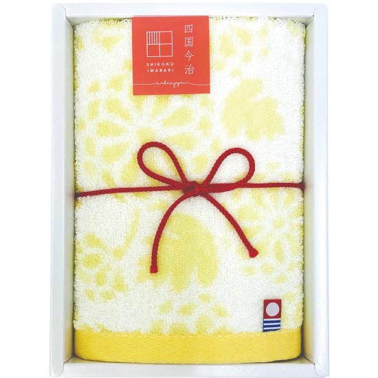 今治ギフト 華音（カノン） ウォッシュタオル（1P） キク