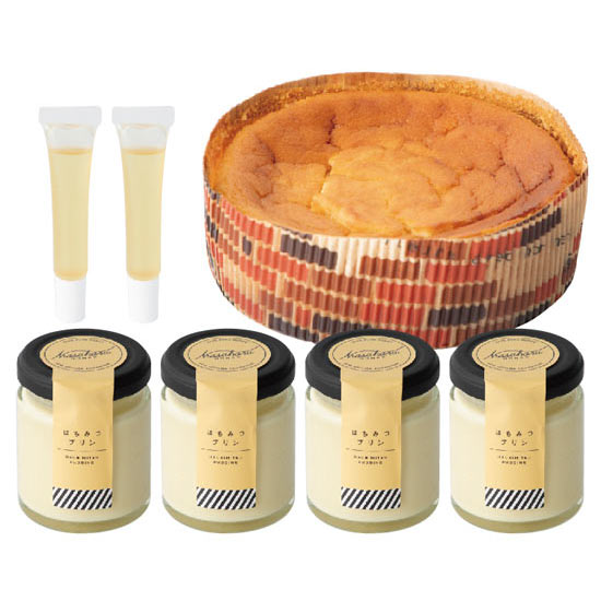 KASAHARA HONEY チーズケーキと はちみつプリンのセット