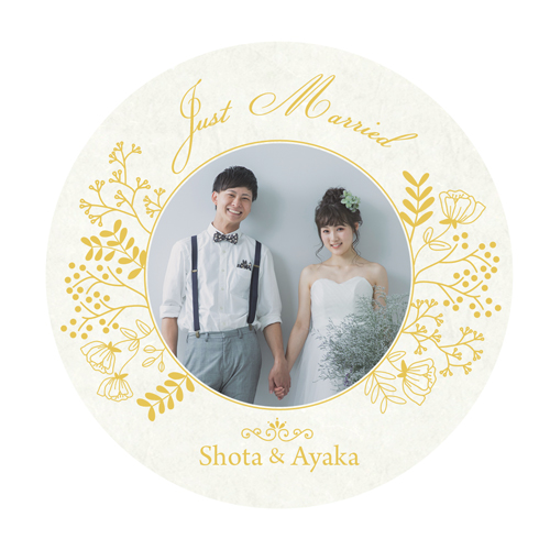 【結婚写真入り】感謝バウム プレーン