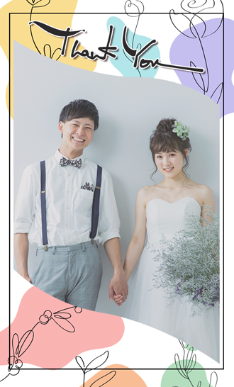 【Thank you】ブライダル写真入り　スターバックスドリップコーヒーギフト