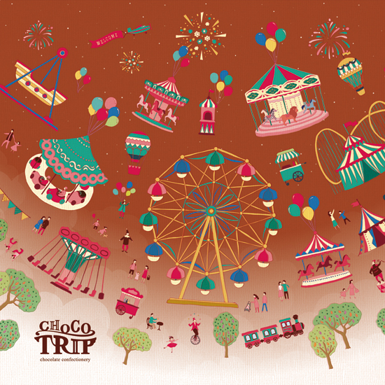 【Nice to meet you】写真入り　CHOCOTRIP魅惑のスイーツ詰合せ ナイトトリップ