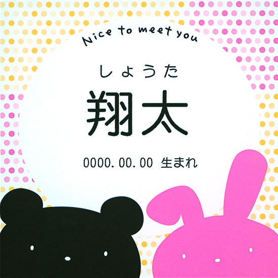 カリーノアニマルドーナツ＆ 焼菓子セット　名前入り