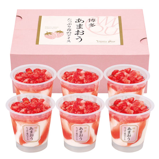 博多あまおう たっぷり苺のアイス