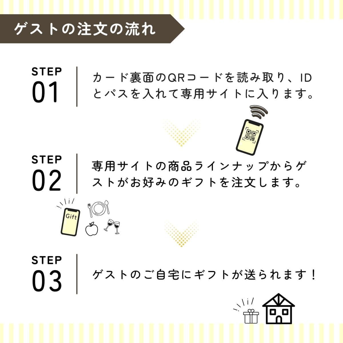 【封筒/ホワイト】SHIKISAI 2点 ピンクコース