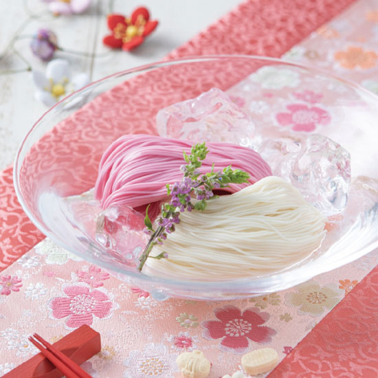 手延素麺揖保乃糸・紅白麺　詰合せ（写真入り）