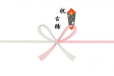 祝古稀70歳（本のし）